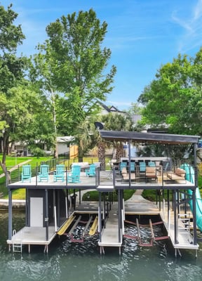 Lakefront home on Lake LBJ