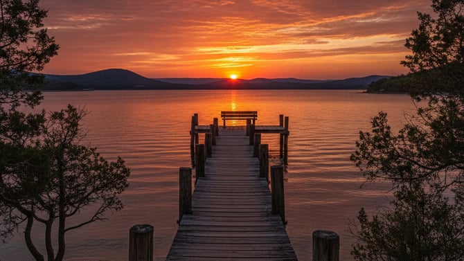 Amazing Sunsets over Horseshoe Bay Vacation Rentals